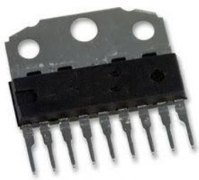 TDA1517 2 x 6 W stereo power amplifier ZIP-9. 